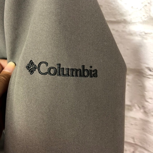 Columbia Jacket with Hood Brown Size Large - Picture 2 of 7